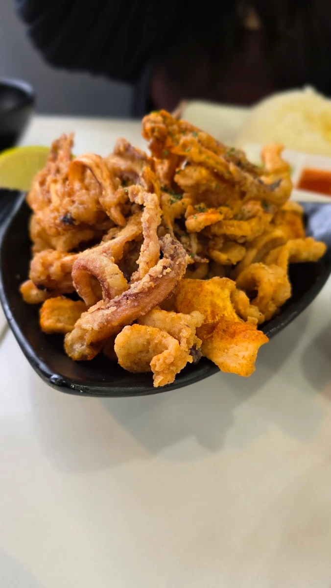 garlic fried squid 炸 魷 魚